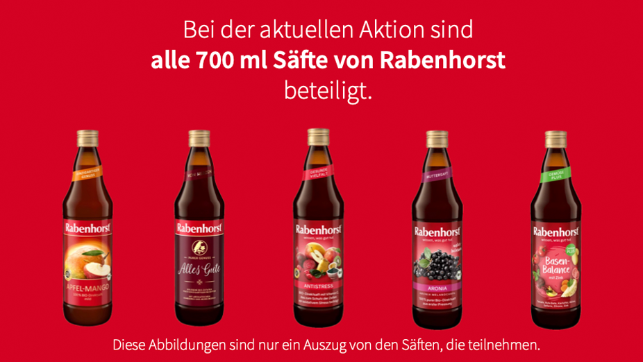 Rabenhorst-Aktionsprodukte